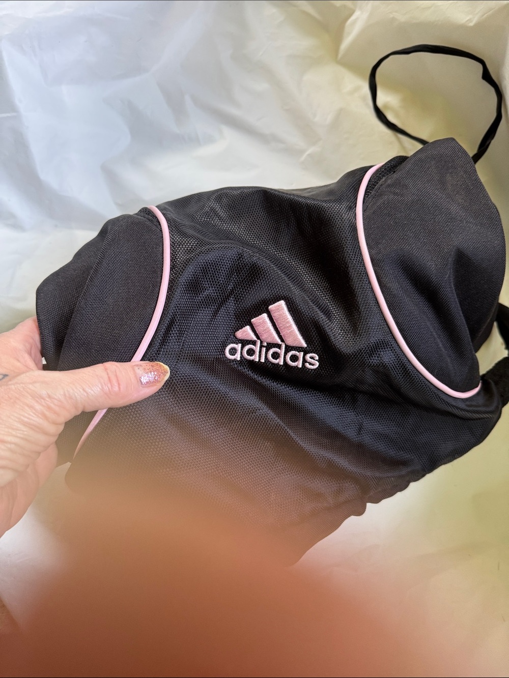 Adidas Black Lightweight BackPack With Pink Cute❤️ - Picture 8 of 12